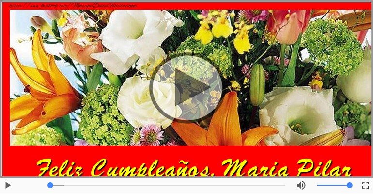 Cumpleaños Feliz para Maria Pilar!