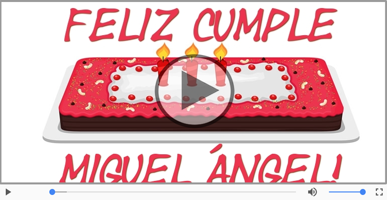 ¡Feliz Cumpleaños Miguel Ángel!