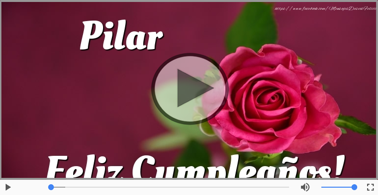 ¡Feliz Cumpleaños Pilar!