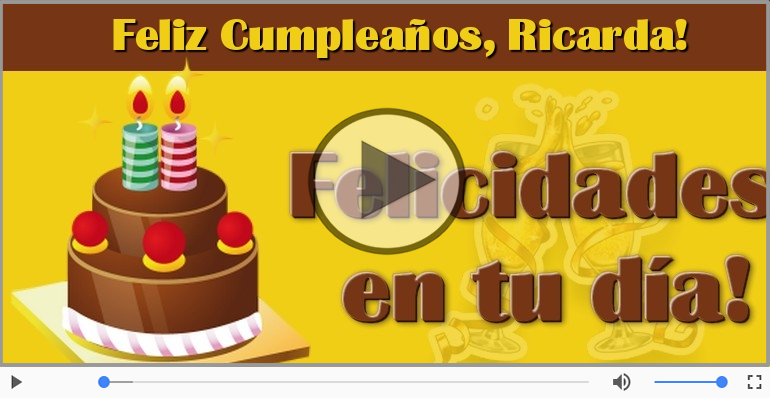 ¡Feliz Cumpleaños Ricarda!