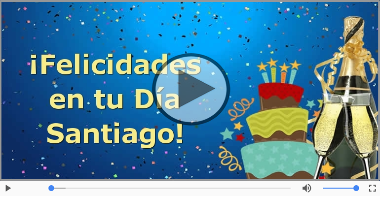 ¡Feliz Cumpleaños Santiago! Happy Birthday Santiago!