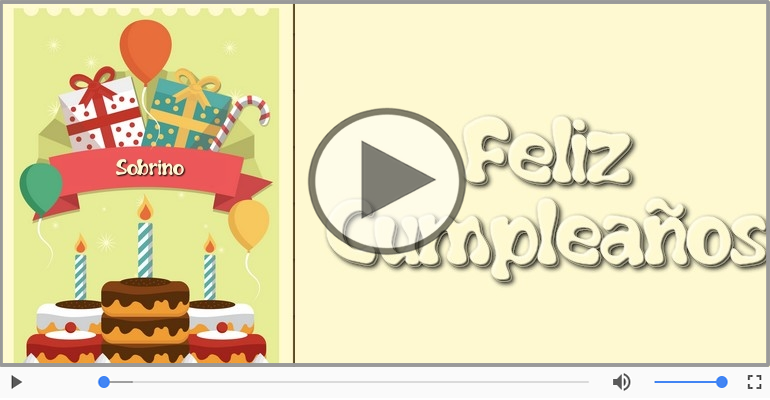 Feliz Cumpleaños para Sobrino!