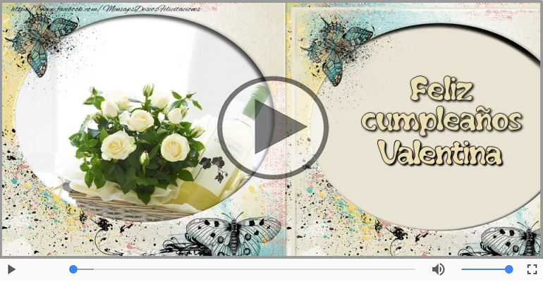 Cumpleaños Feliz para Valentina!