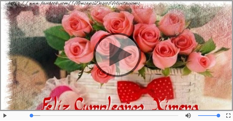 ¡Feliz Cumpleaños Ximena! Happy Birthday Ximena!