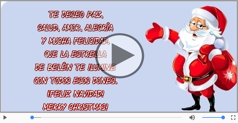 ¡Feliz Navidad! Merry Christmas!