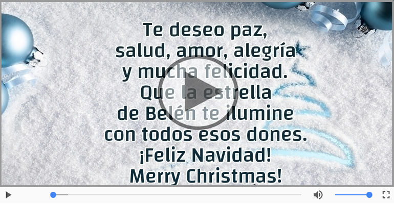 ¡Feliz Navidad! Merry Christmas!
