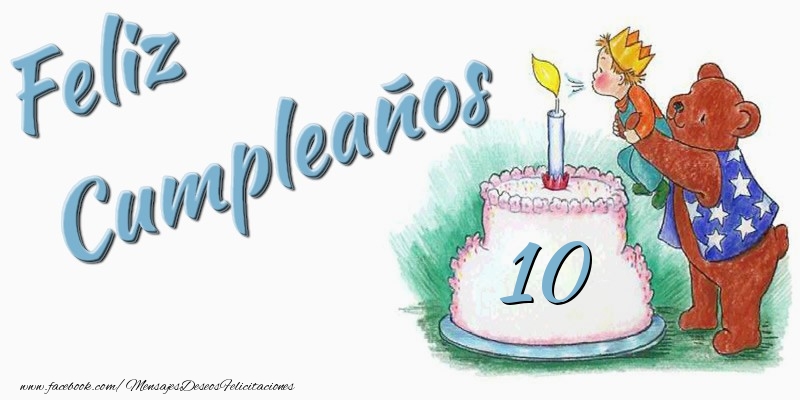 Feliz Cumpleaños 10 años!