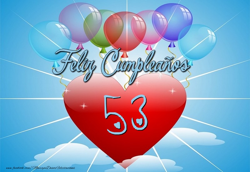 53 años, Feliz Cumpleaños