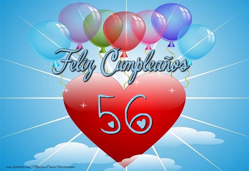 56 años, Feliz Cumpleaños