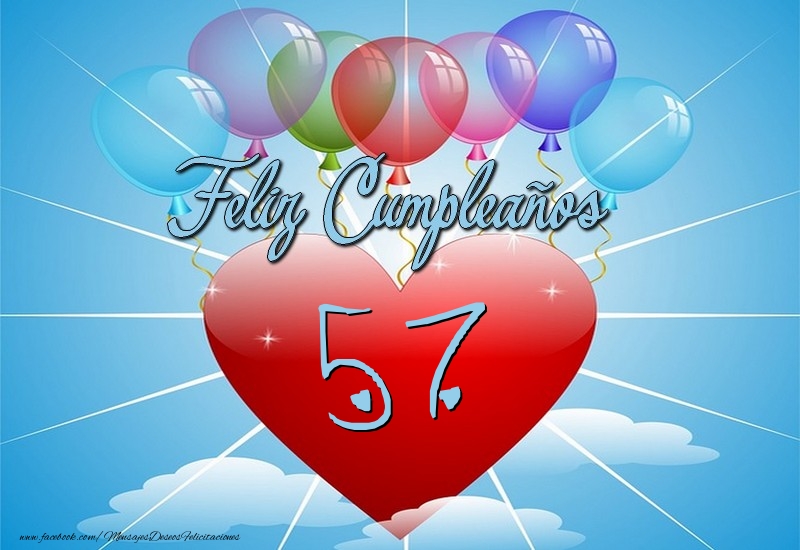 57 años, Feliz Cumpleaños