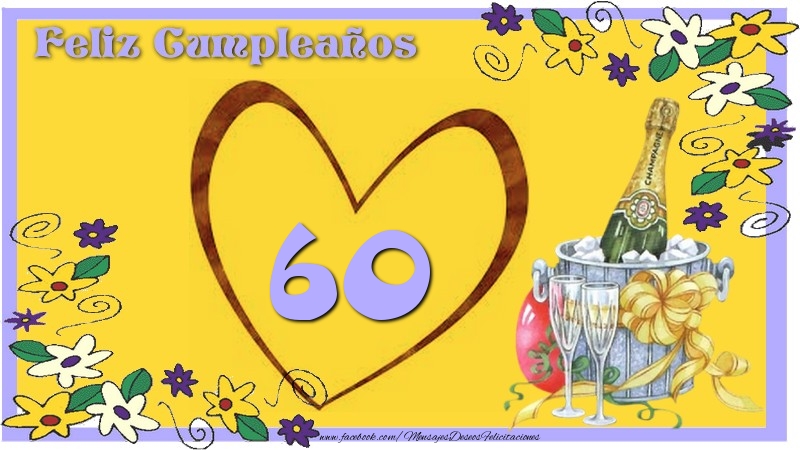 Feliz Cumpleaños 60 años
