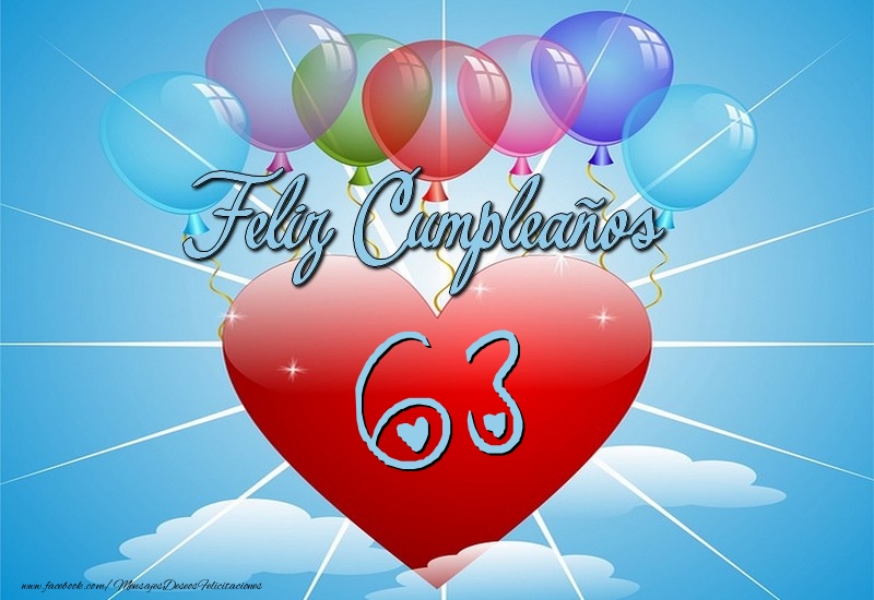 63 años, Feliz Cumpleaños