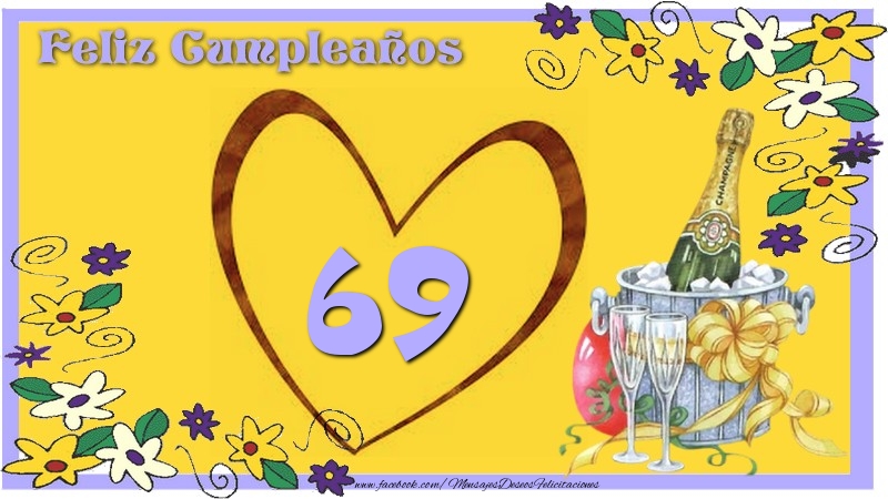 Feliz Cumpleaños 69 años