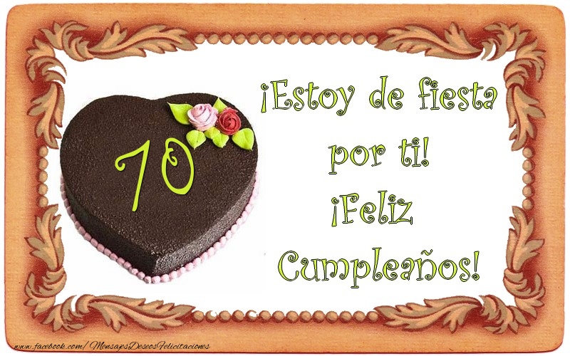 70 años Feliz cumpleaños! - mensajesdeseosfelicitaciones.com