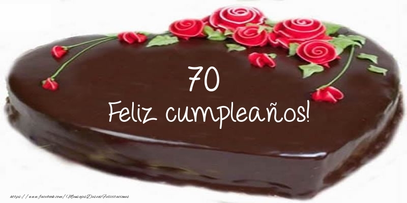 70 años Feliz cumpleaños!