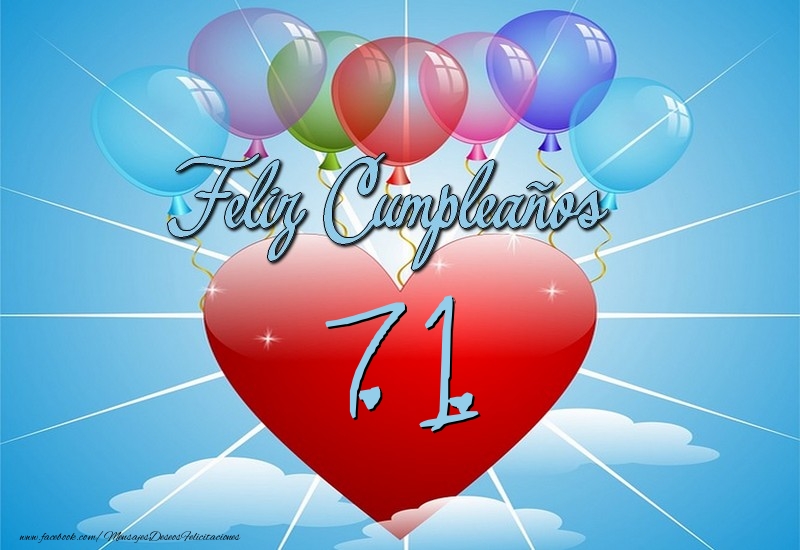 71 años, Feliz Cumpleaños