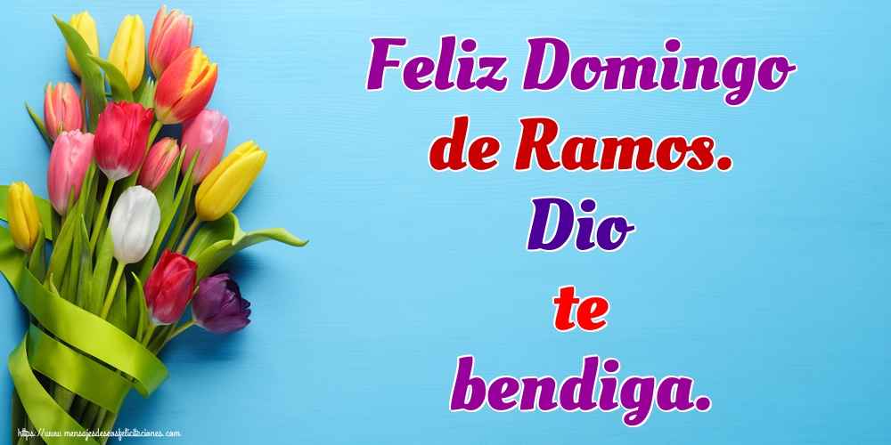 Feliz Domingo de Ramos. Dio te bendiga.