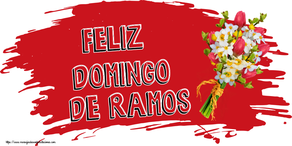 Felicitaciones de Domingo De Ramos - Feliz domingo de ramos ~ ramo de tulipanes - mensajesdeseosfelicitaciones.com