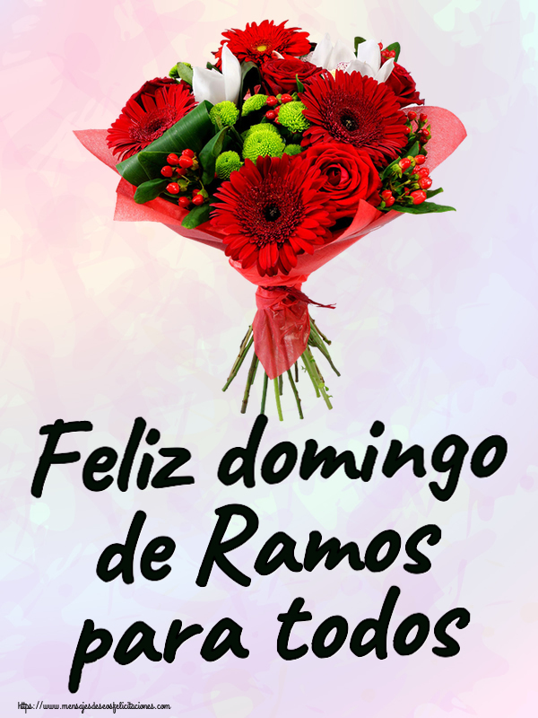 Felicitaciones de Domingo De Ramos con flores - Página 2 -  