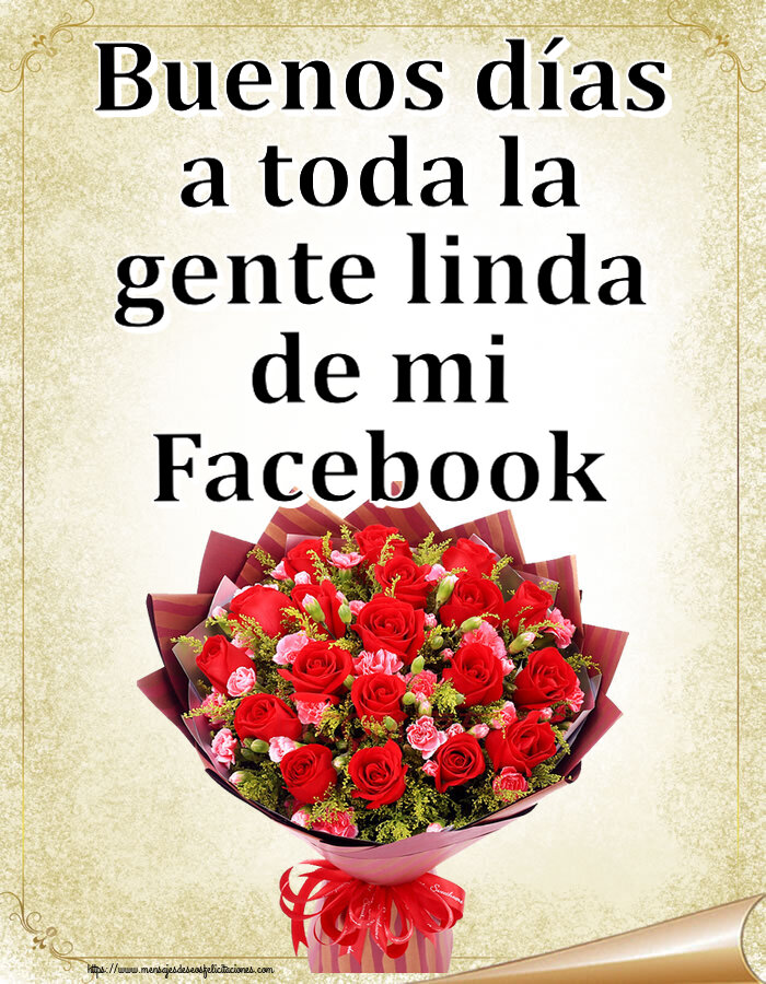 Buenas Tardes Buenos días a toda la gente linda de mi Facebook ~ rosas rojas y claveles
