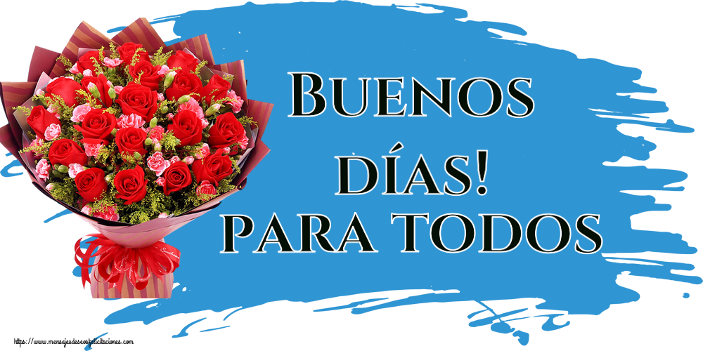 Buenas Tardes Buenos días! para todos ~ rosas rojas y claveles