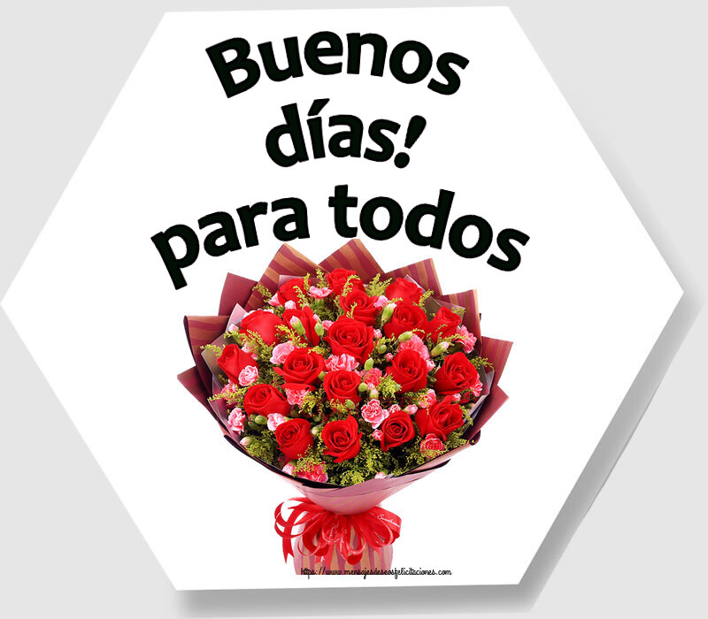 Buenos días! para todos ~ rosas rojas y claveles