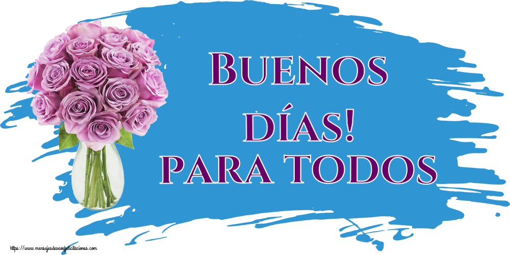 Felicitaciones de buenas tardes - Buenos días! para todos ~ rosas moradas en macetas - mensajesdeseosfelicitaciones.com