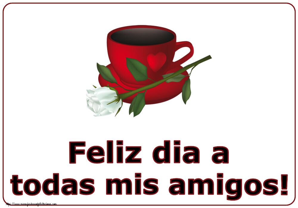 Buenos Días Feliz dia a todas mis amigos! ~ café y una rosa blanca