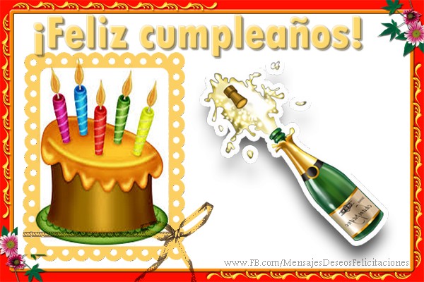 Felicitaciones de cumpleaños - ¡Feliz cumpleaños! - mensajesdeseosfelicitaciones.com
