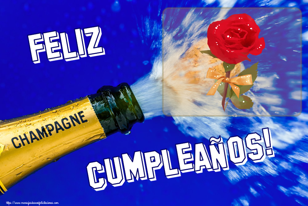 Felicitaciones de cumpleaños - ¡Feliz Cumpleaños! ~ una rosa roja pintada - mensajesdeseosfelicitaciones.com