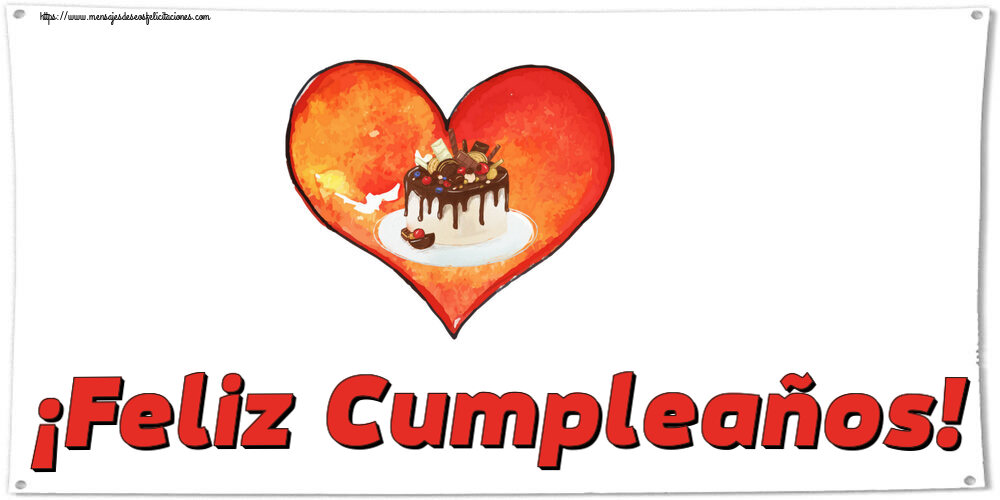 Cumpleaños ¡Feliz Cumpleaños! ~ tarta de caramelo en forma de corazón