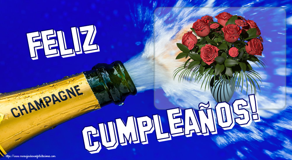 Felicitaciones de cumpleaños - ¡Feliz Cumpleaños! ~ jarrón con rosas - mensajesdeseosfelicitaciones.com
