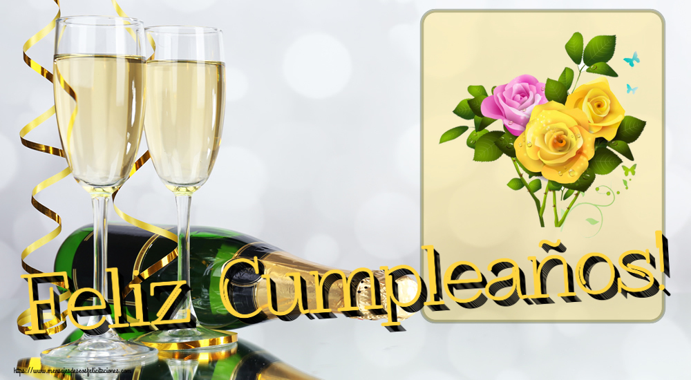 Felicitaciones de cumpleaños - Feliz Cumpleaños! ~ tres rosas - mensajesdeseosfelicitaciones.com