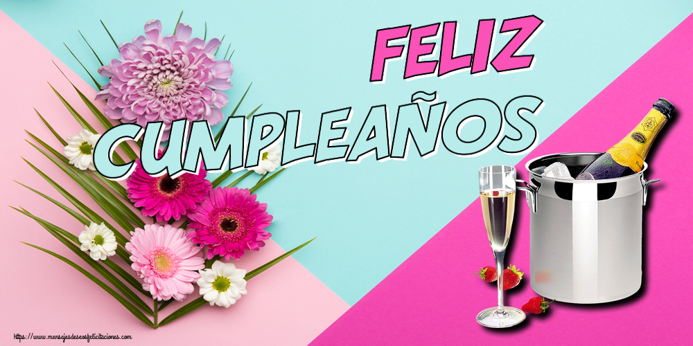 Cumpleaños ¡Feliz Cumpleaños! ~ cubo de champán y fresas