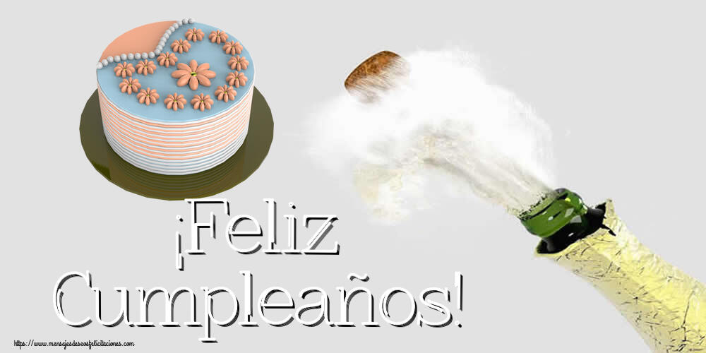 ¡Feliz Cumpleaños! ~ tarta con flores
