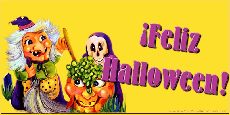 Felicitaciones de halloween - ¡Feliz Halloween! - mensajesdeseosfelicitaciones.com