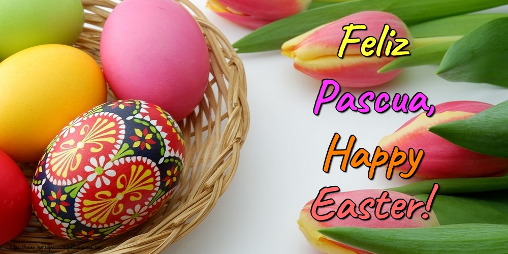 Felicitaciones de pascua - Feliz Pascua, Happy Easter! - mensajesdeseosfelicitaciones.com