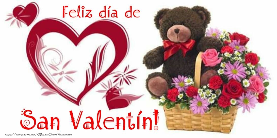 Felicitaciones de San Valentín - Feliz Día de San Valentin! - mensajesdeseosfelicitaciones.com