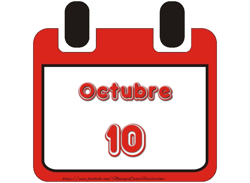 Felicitaciones para 10 Octubre - Octubre 10