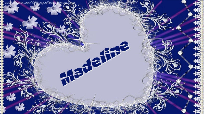 Felicitaciones de amor - Corazón | Madeline