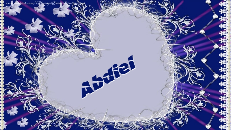 Felicitaciones de amor - Abdiel