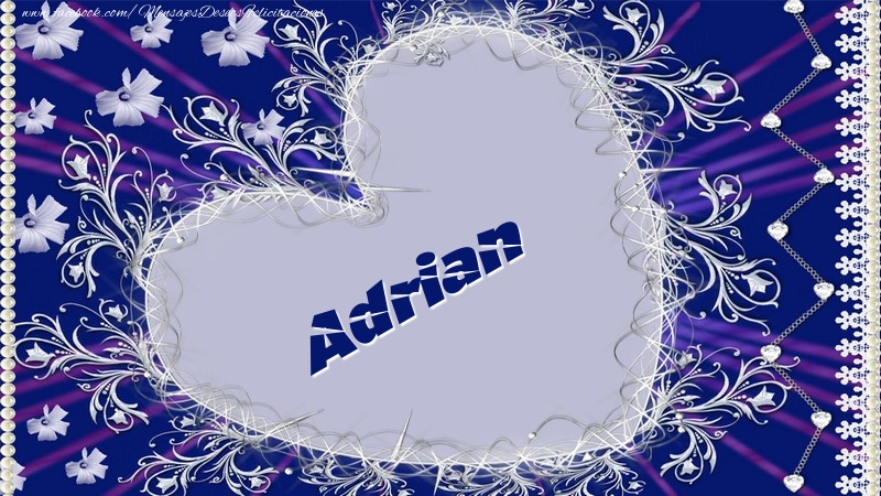 Felicitaciones de amor - Corazón | Adrian