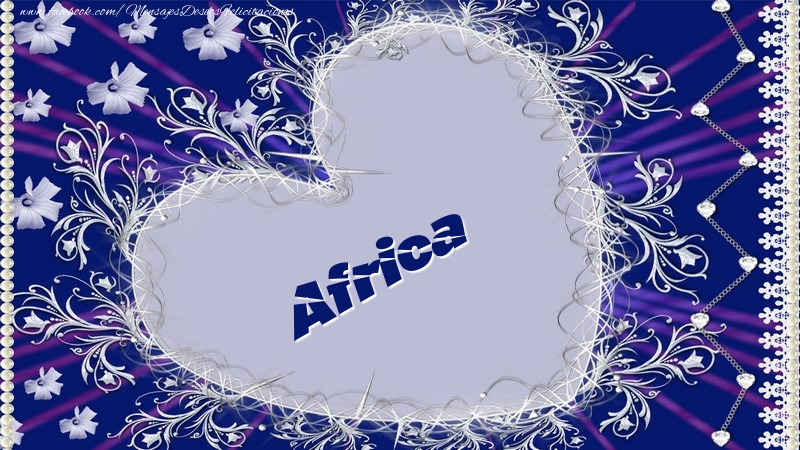 Felicitaciones de amor - Africa
