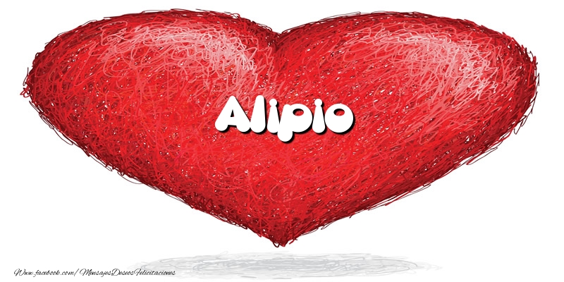 Felicitaciones de amor -  Alipio en el corazón