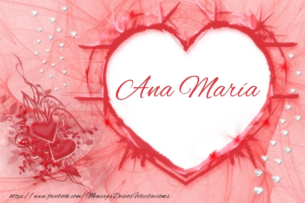 Felicitaciones de amor - Love Ana María