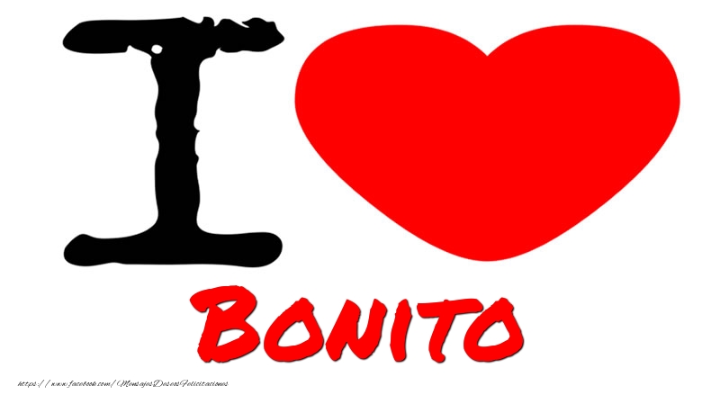 Felicitaciones de amor - I Love Bonito