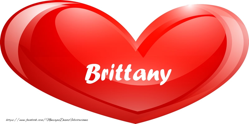 Felicitaciones de amor - Corazón | Brittany en corazon!