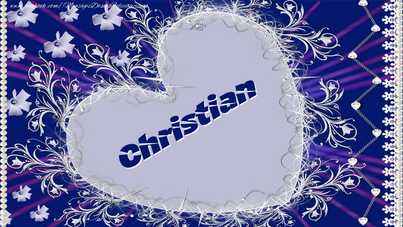 Felicitaciones de amor - Corazón | Christian