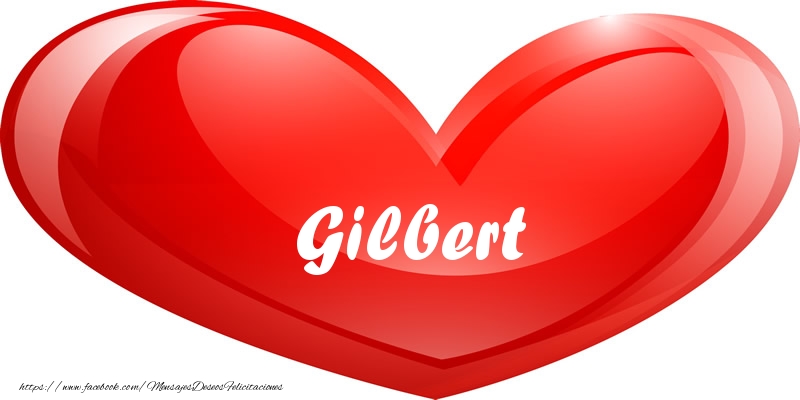 Felicitaciones de amor - Corazón | Gilbert en corazon!