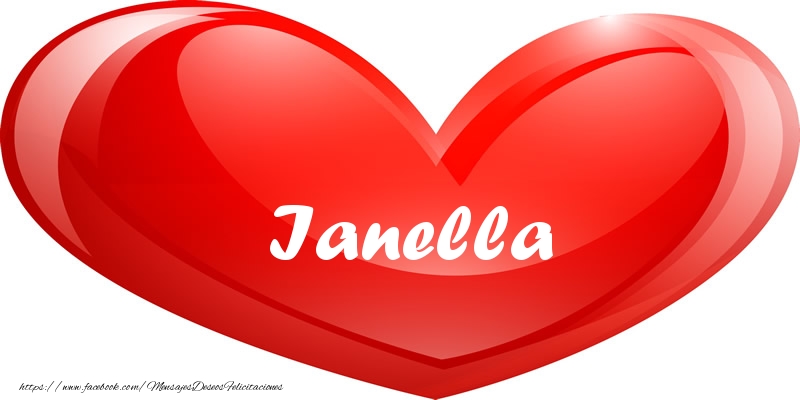 Felicitaciones de amor - Ianella en corazon!
